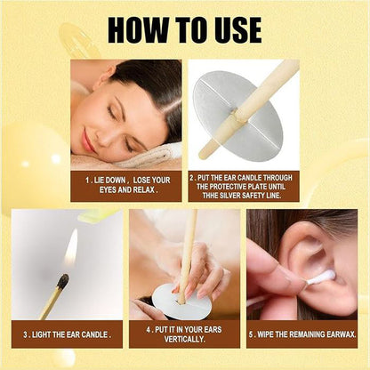 BowLift | Flared Beeswax Ear Candles