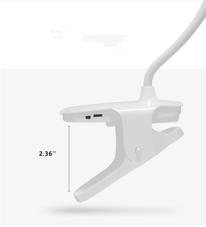 Skanto | Simple LED Clip Desk Lamp Rechargeable Eye Protection Night Light