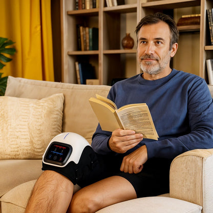 BowLift | Knee Massager with Red Light Therapy for Pain Relief and Muscle Recovery