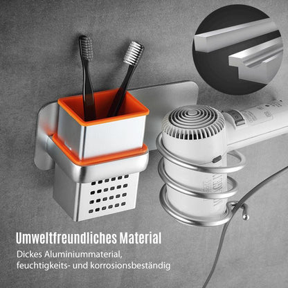 Skanto | Aluminum Multifunctional Hair Dryer Holder