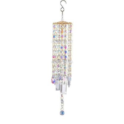 Aurora Crystal Glass Wind Chime | Bowlift