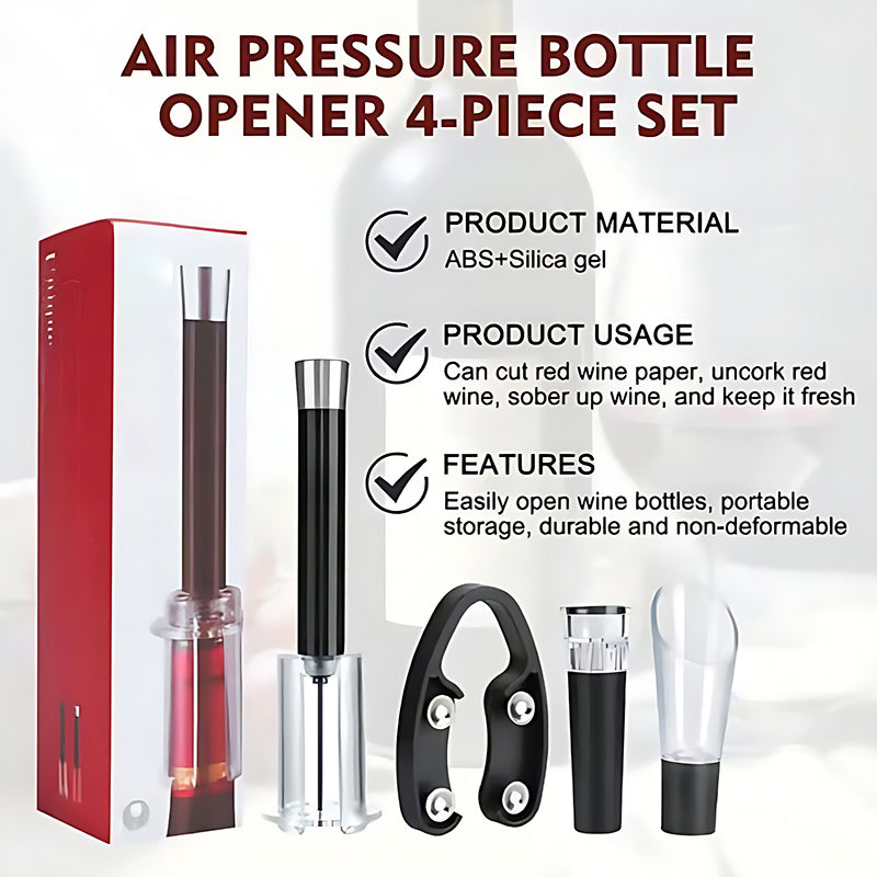 Skanto | Air Pump Corkscrew Set for Cork Removal