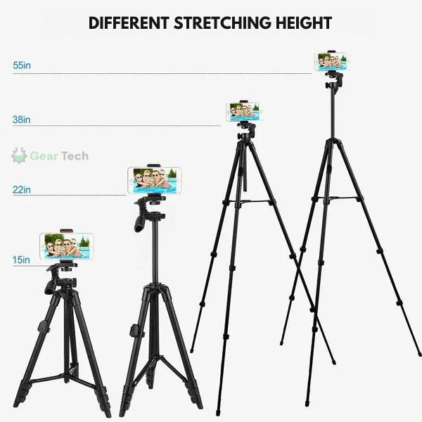 Skanto | Extendable Phone Stand with Bluetooth Remote - Versatile Selfie Stick and Tripod