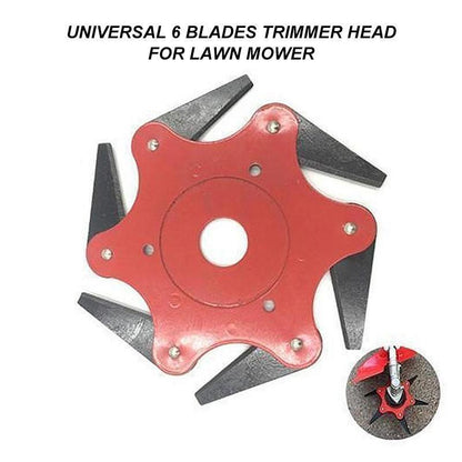 Universal 6-blade trimmer head