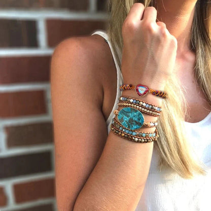 Skanto | Heart Jasper Bracelet
