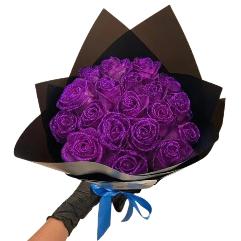 LumiPetal Glitter Roses – Decorative Garlands for Party and Gift | Garland