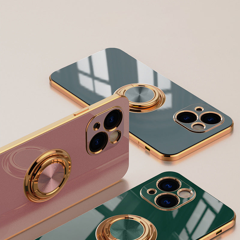 BowLift | Plated Case with Ring For iPhone