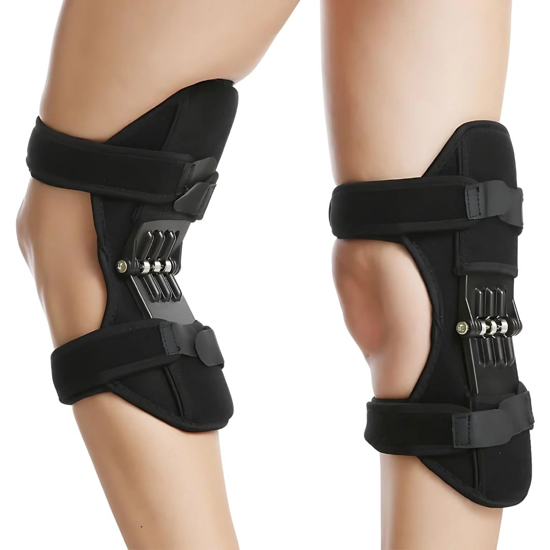 KneeGuard Pro | Set of 2 Hinged Knee Brace Stabilizers for Pain Relief | Adjustable Support for Knee Injuries - Arthritis - Post-Surgery Rehabilitation Brehn