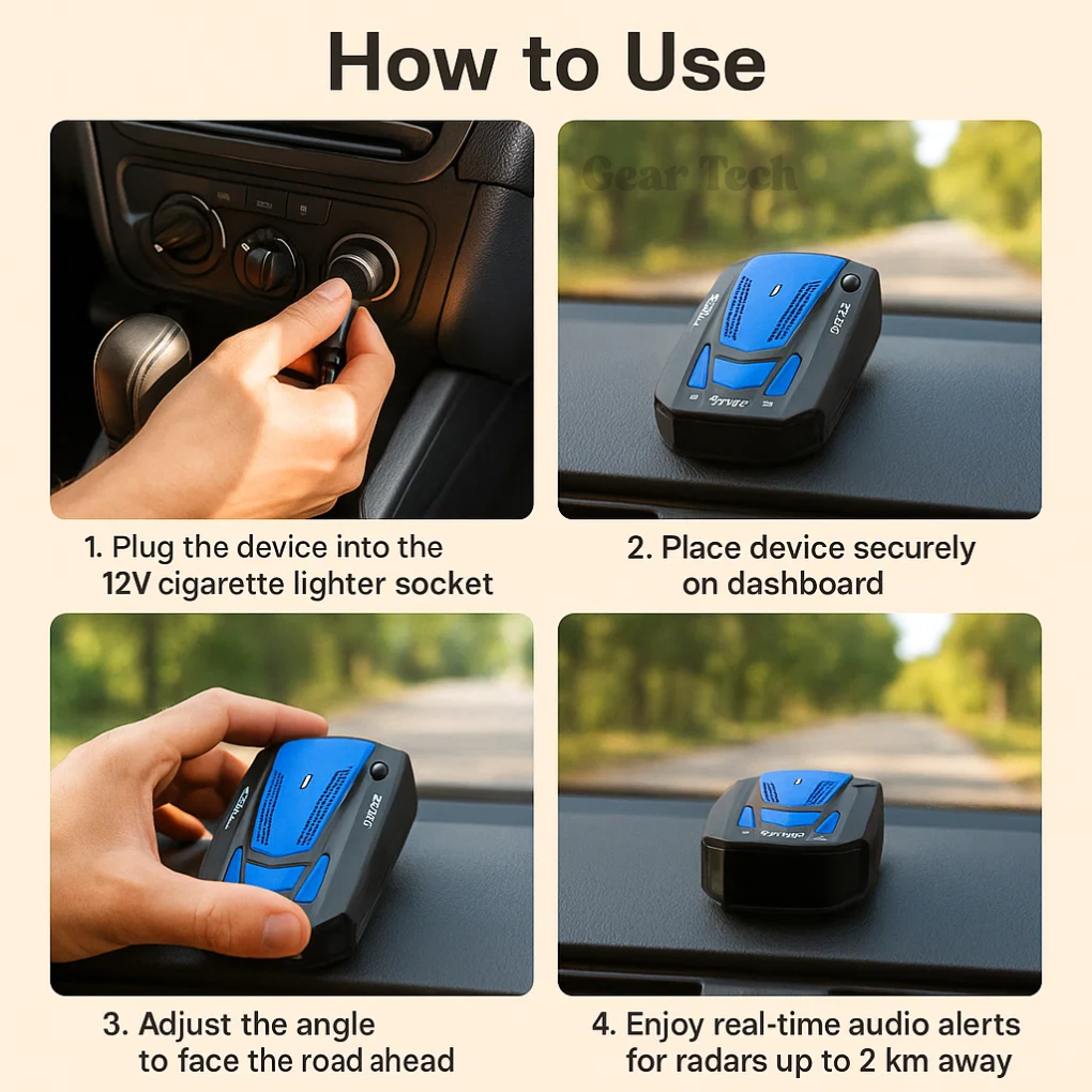 Skanto | Radar Detector UK – Flash Farts camera detector with precise long-distance detection for safe driving
