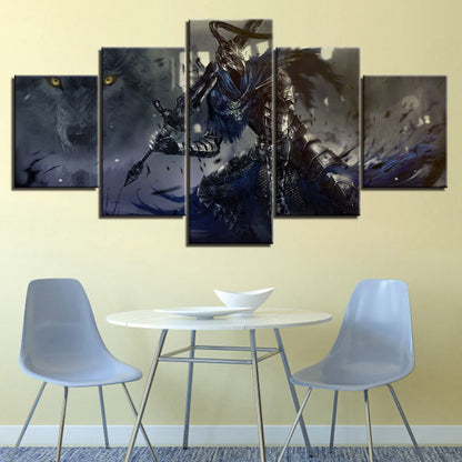 Dark Souls - 5 Piece Canvas Wall Art Painting | Bowlift