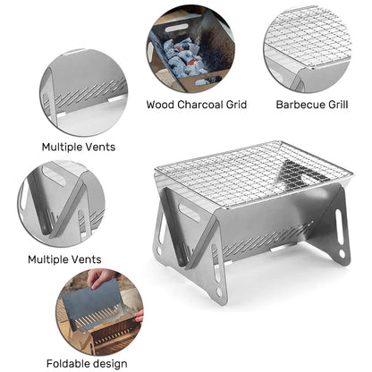 BowLift | Stainless steel foldable grill