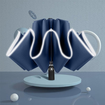 Windproof sun umbrella and rain umbrella with LED | Karnz
