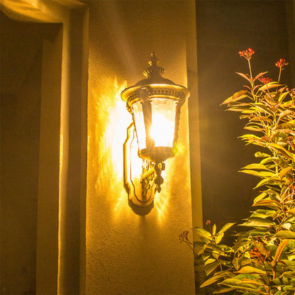 BowLift | Outdoor Vintage Glass Wall Lantern Light