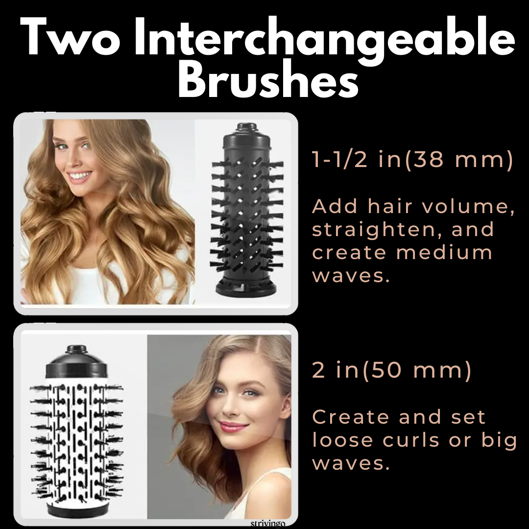 Karnz | Driwave 2-in-1 Rotating Hair Dryer and Styler