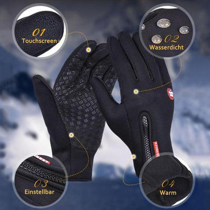 BowLift | Premium warm windproof waterproof touchscreen gloves unisex