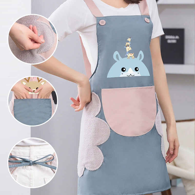 Cartoon Cute Little Deer Apron | Bowlift