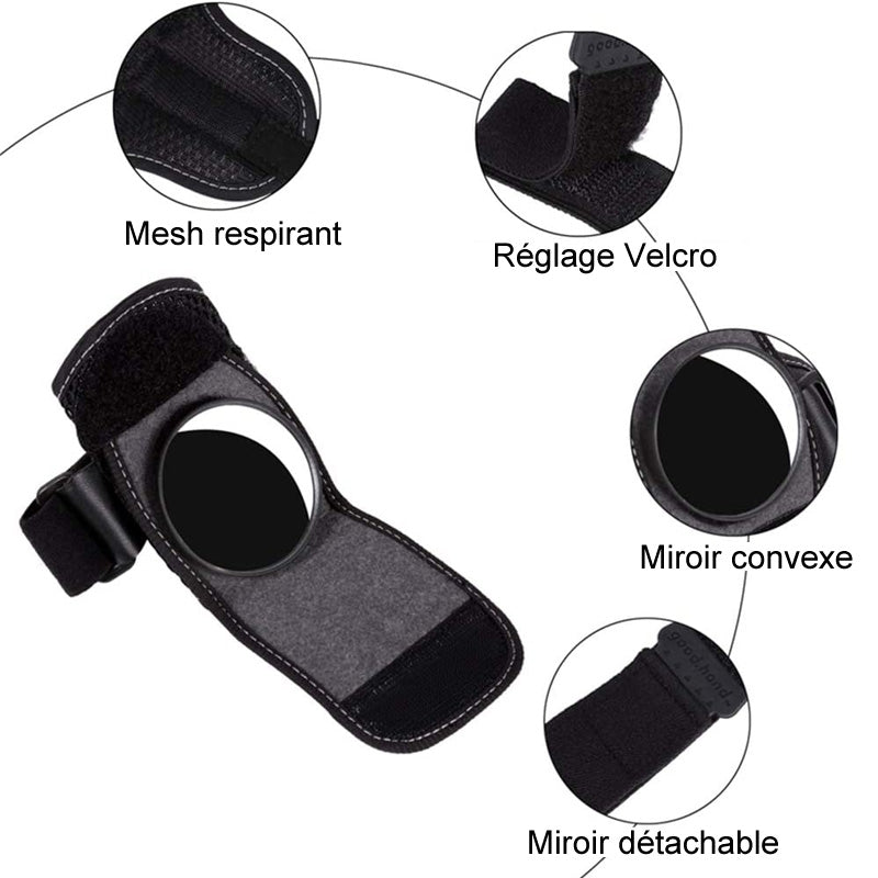 Safety mirror armband for bicycle | Karnz