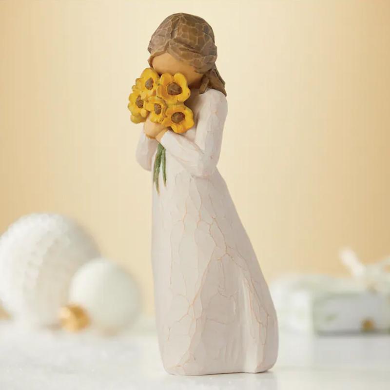 Ornament - Girl with a bouquet | Bowlift
