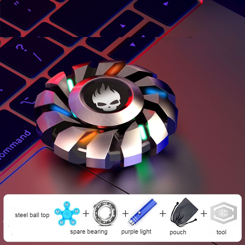 Brehn | Luminous Metal Spinning Top, creative gift for children and adults