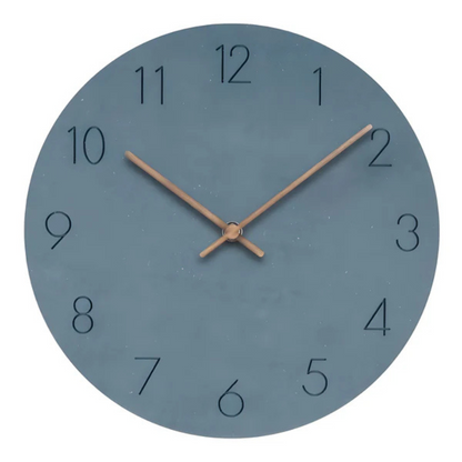 BowLift | Large Wooden Wall Clock – Minimalist Design with Silent Movement