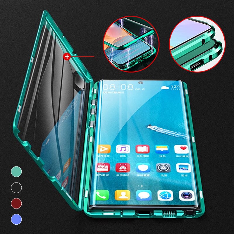 BowLift | Samsung magnetic tempered glass double-sided phone case