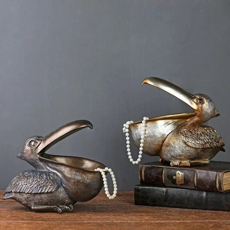 PelicanStyle Organizer – Decorative Storage Figure for Keys and Accessories | Bowlift