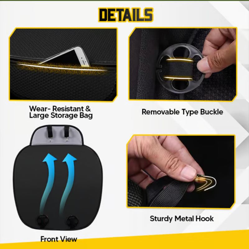 Skanto | Breathable Non-Slip Viscose Filament Car Seat Cover!