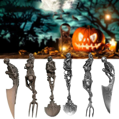 Halloween Gift Skeletal Cutlery Sets | Bowlift