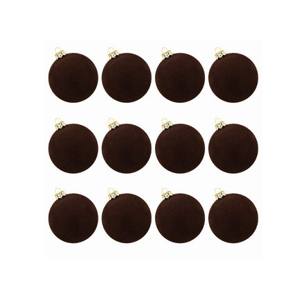 Brehn | Velvet Christmas ornaments. 12 pieces