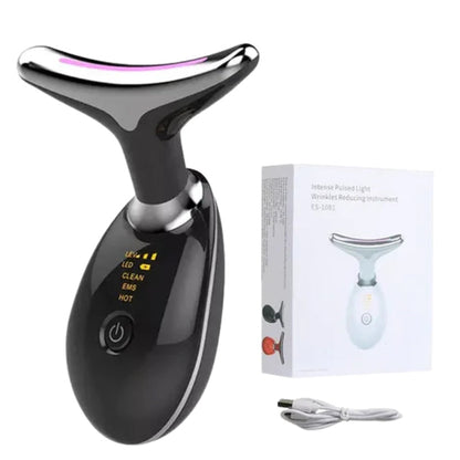 Anti-Wrinkle Face Lifting Massager with LED Light Therapy for Face and Neck Skanto