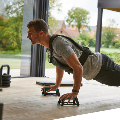 BowLift | Sturdy Push Up Bars with Full Non-Slip Base, Ergonomic Design, for Men and Women, for Home, Gym Fitness, Body Building, Muscle Training & Workout