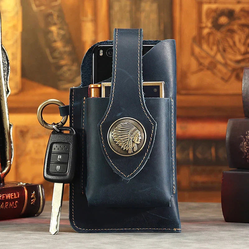BowLift | Multifunctional Leather Mobile Phone Bag
