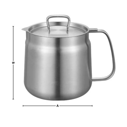 Skanto 2-in-1 Stainless Steel Deep Fryer