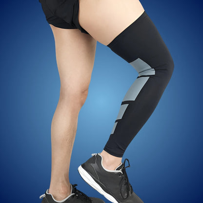 LegVital Full-leg compression sleeve for optimized blood circulation, muscle support, and fast recovery for athletes and versatile use Karnz