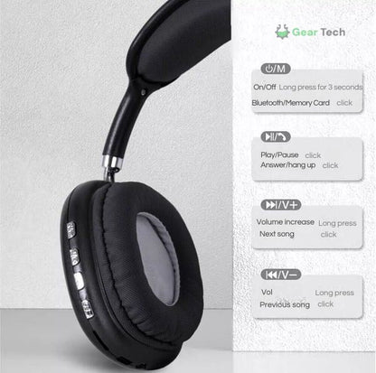 Skanto | PRO Wireless Headphones | Crystal Clear Sound, Ultimate Comfort & Up to 40 Hours Battery Life for Home and On-the-Go
