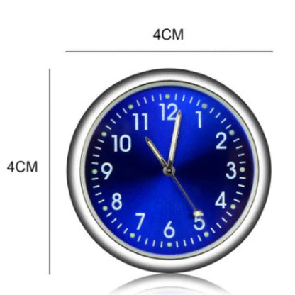 AutoTime Mini Analog Clock – Self-adhesive and stylish design for car interior Karnz