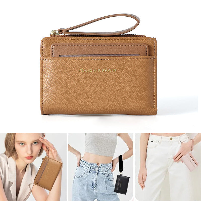 BowLift | Multi-Functional Zipper Wallet with Card Slots