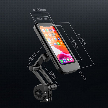 BowLift | Waterproof Cycling Phone Mount with Case, for Motorcycle/Bike Handlebars