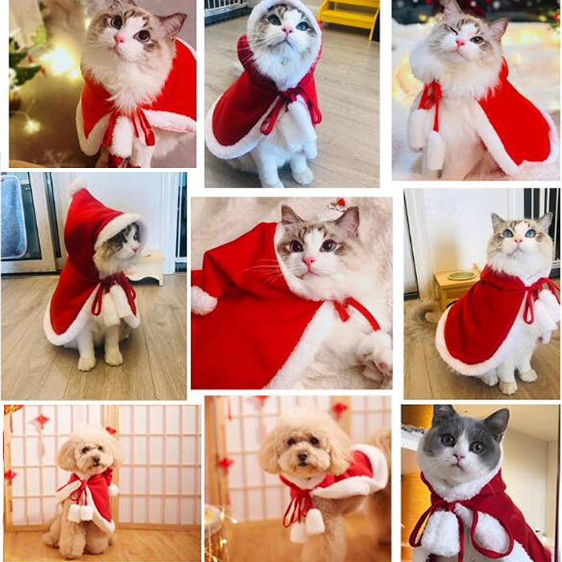 Skanto | Pet Christmas Hooded Cape