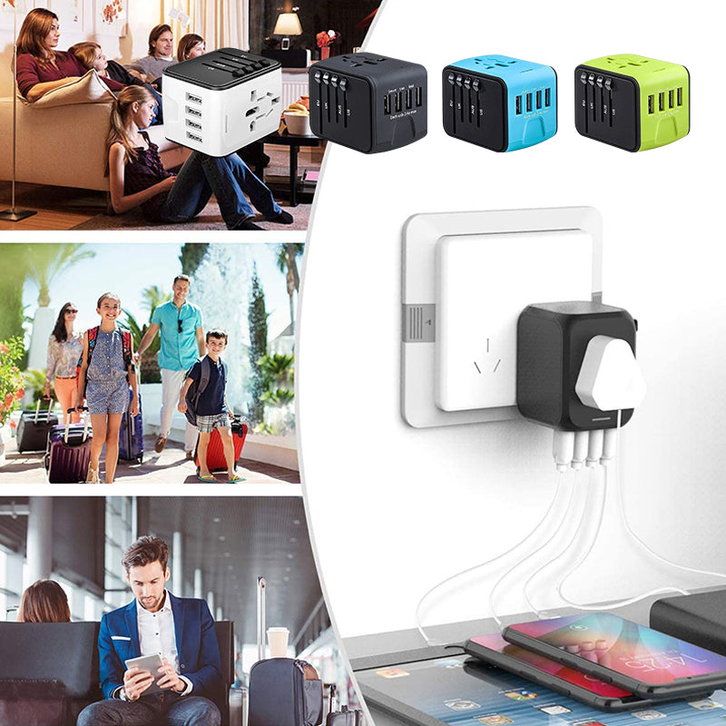 Universal Travel Adapter with Voltage Converter