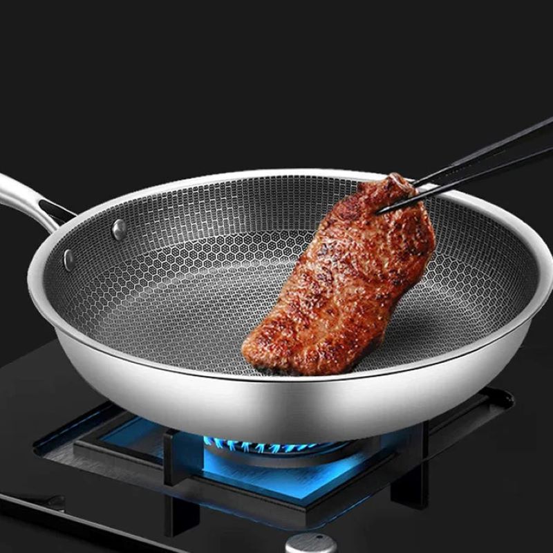 Skanto | Non-stick Stainless Steel Honeycomb Frying Pan