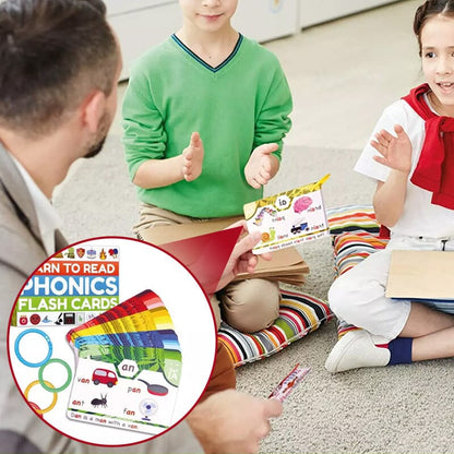 Fluency Reading Cards – Learning to read in 20 steps – Digraphs, CVC blends, long vowels