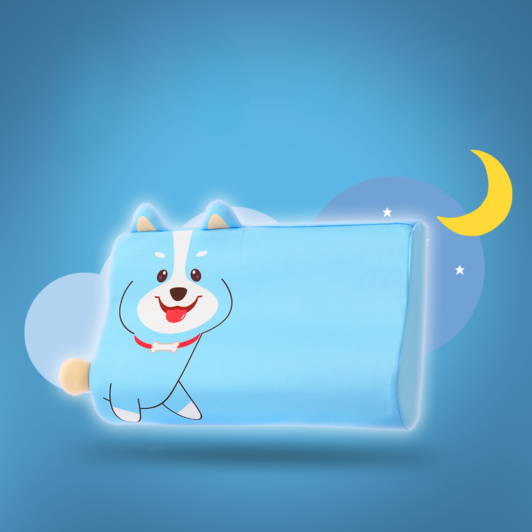 Skanto | CuddlyPillow – Breathable Ergonomic Pillow for Kids | Neck Support & Healthy Sleep Alignment