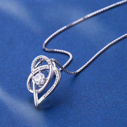 Skanto | Letter Heart Necklace for Mom