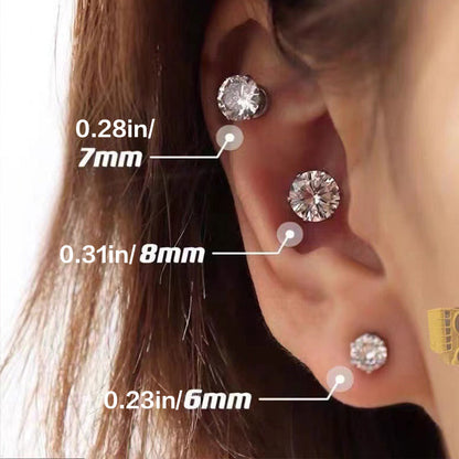 Skanto | Magnetic Zircon Stud Ear Clip