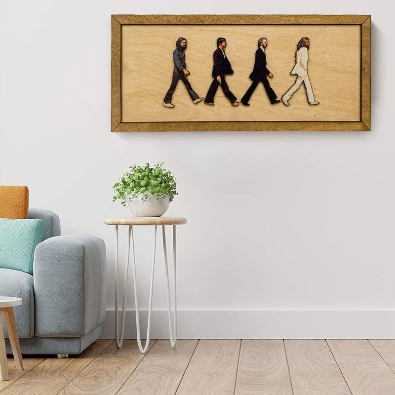 BowLift | The Beatles framed Abbey Road portrait