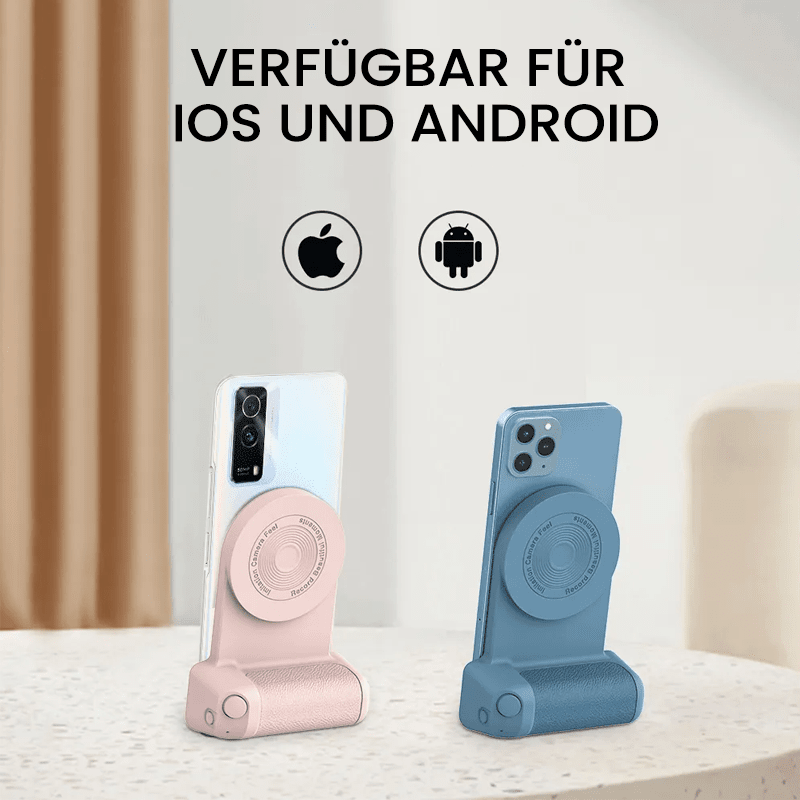 Magnetic camera mount with Bluetooth