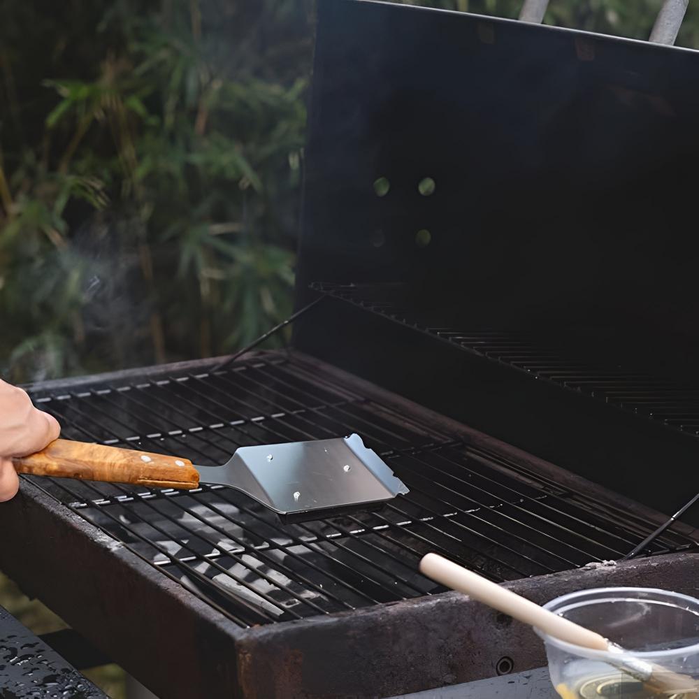BowLift | Stainless Grill Brush and Scraper