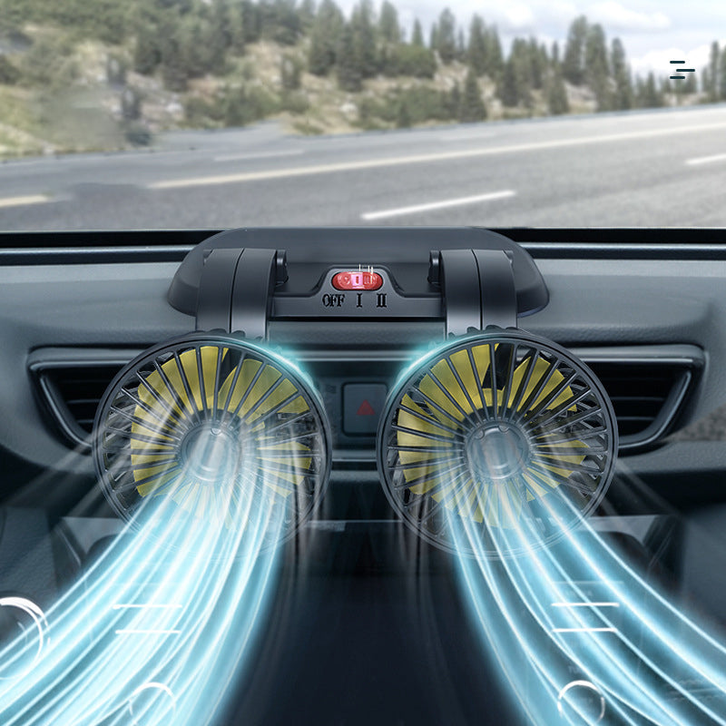 BowLift | Dual Head Car Auto Circulator Fan