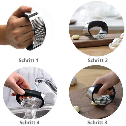 Premium Stainless Steel Garlic Press | Karnz